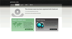 Desktop Screenshot of gintonic.com